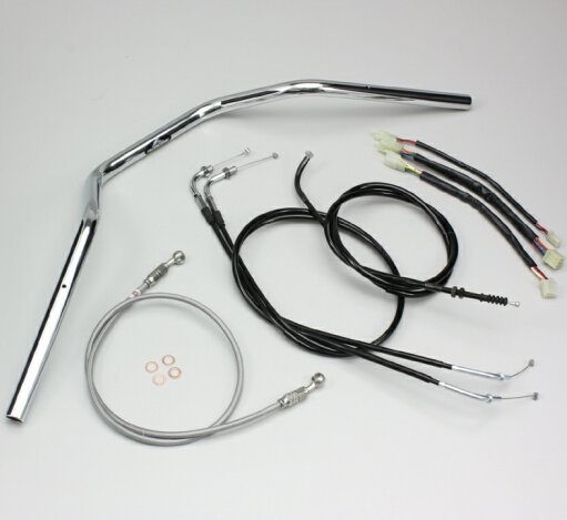 【メーカー在庫あり】 ハリケーン ZII-TYPE ハンドルキット フルステンレス製 カワサキ W800 HBK659S HD店