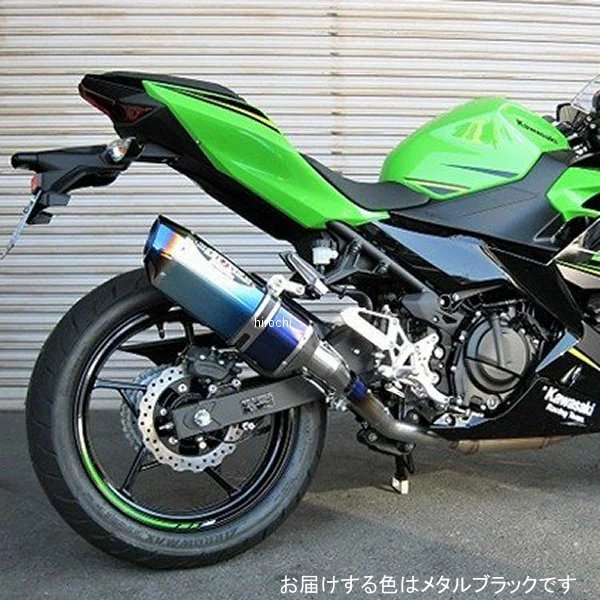 ビート BEET スリップオンマフラー ナサートエボリューション TYPE2 18年以降 Ninja250 メタルブラック 0228-KE5-MB HD店