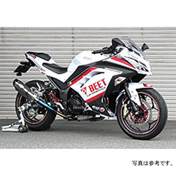 ビート BEET 補修用サイレンサー ナサートエボリューション TYPE2 Ninja250、Z250 メタルブラック 8275-KB9-MB HD店