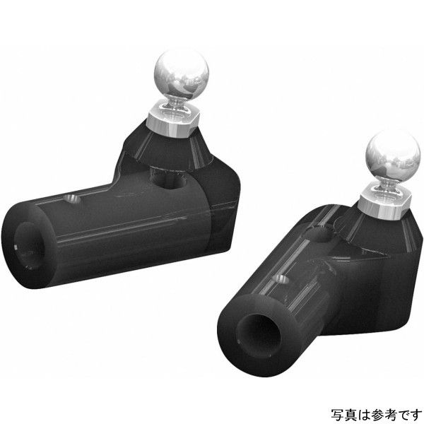 サンダーバイク ウインカー アダプター Mini ハーレー XL マスターシリンダー用 M10 黒 左右ペア THU-41-76-010 HD店