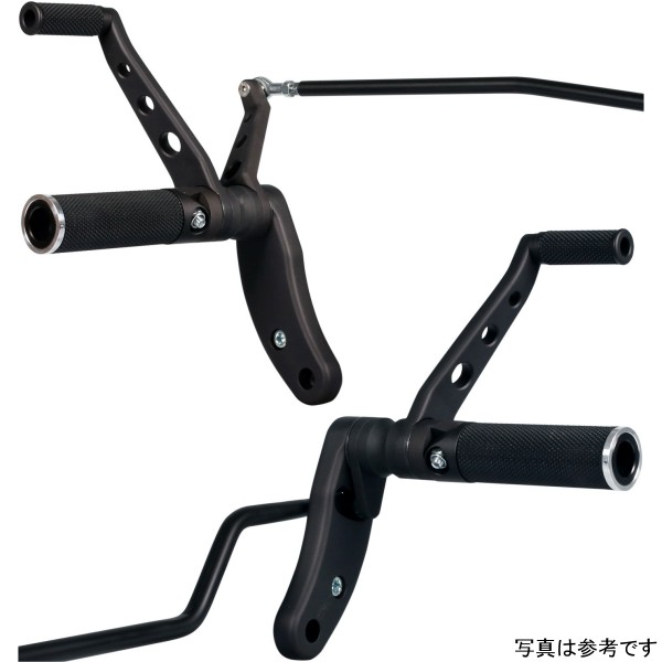 サンダーバイク フォワードコントロールキット Base Rubber 99年-17年 ダイナ 黒 THU-31-75-141 HD店