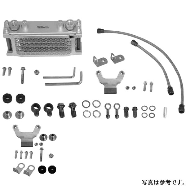 SP武川 コンパクトクールオイルクーラーキット 4段/スリム モンキー、ゴリラ マグネシウムCカバー 07-07-0177 HD店|ヒロチー商事 ハーレー 店
