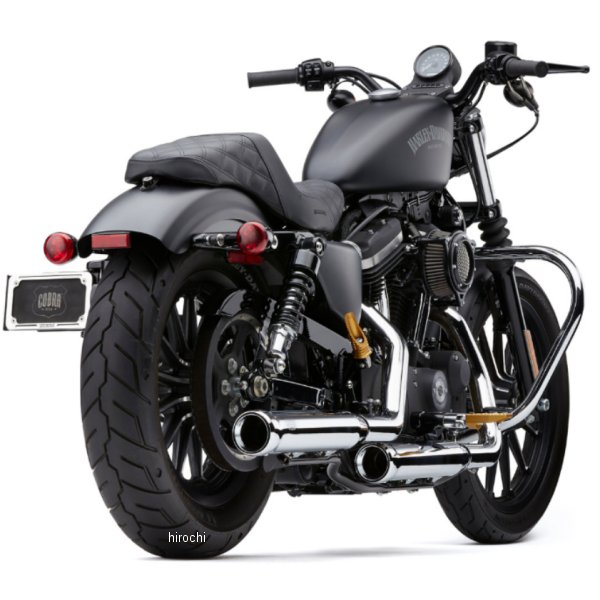【USA在庫あり】 コブラ COBRA 3インチ スリップオンマフラー NH 14年以降 XL クローム 1801-1402 HD店