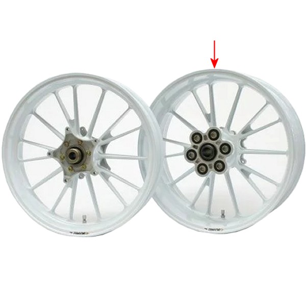 ゲイルスピード GALE SPEED リアホイール TYPE-S 600-17 97年-05年 CBR1100XX、X-11 白 28710102SW HD店