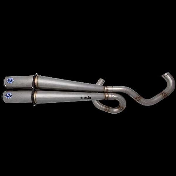 【メーカー在庫あり】 S&S Hooligan 2-2フルエキゾースト 91年以降 XL 550-0768 HD店