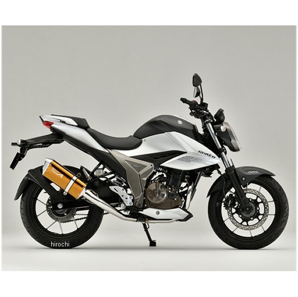 ヤマモトレーシング フルエキゾースト 20年以降 ジクサーSF250 ジクサー250 SUS TYPE-SA JMCA認証 ゴールド 30254-71SAG HD店