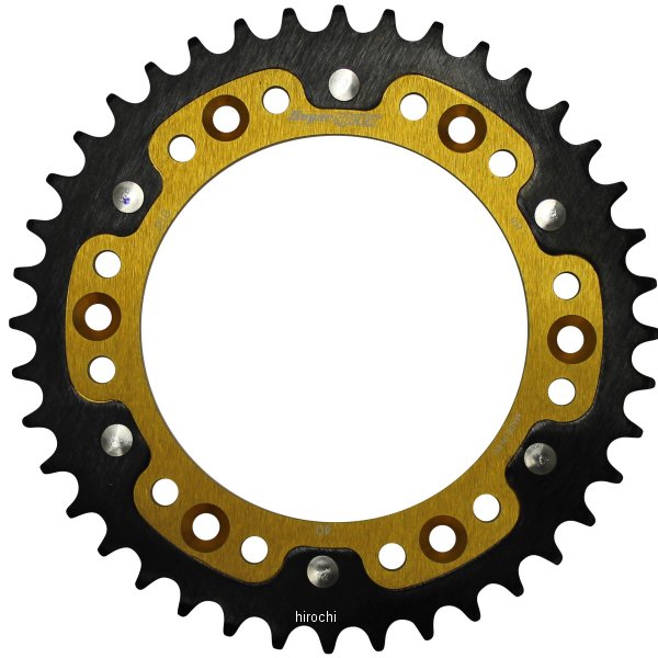 【メーカー在庫あり】 スーパースプロックス SUPERSPROX リアスプロケット ステルス 210-40T ゴールド RST-210:40-GLD HD店|ヒロチー商事 ハーレー 店