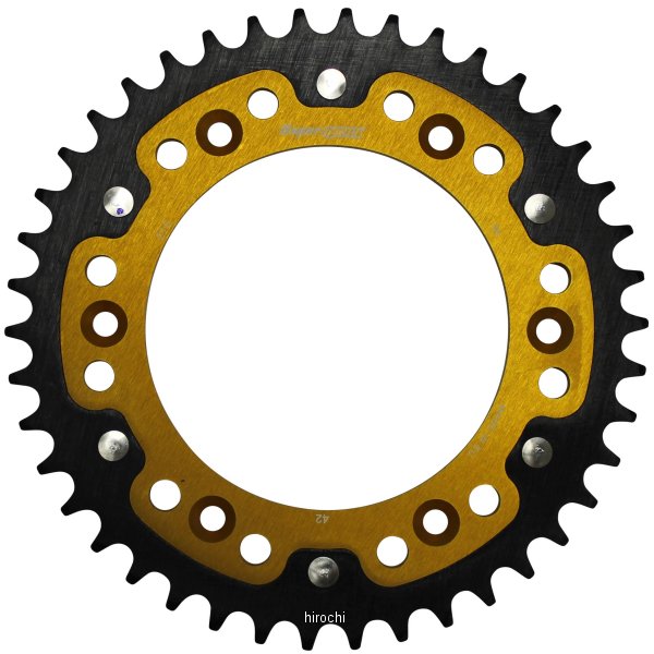 【メーカー在庫あり】 スーパースプロックス SUPERSPROX リアスプロケット ステルス 210-42T ゴールド RST-210:42-GLD HD店