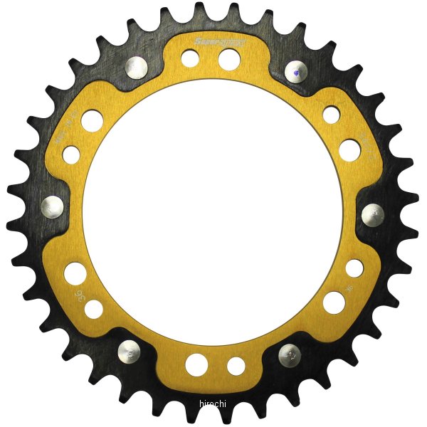 【メーカー在庫あり】 スーパースプロックス SUPERSPROX リアスプロケット ステルス 846/2-36T ゴールド RST-846/2:36-GLD HD店