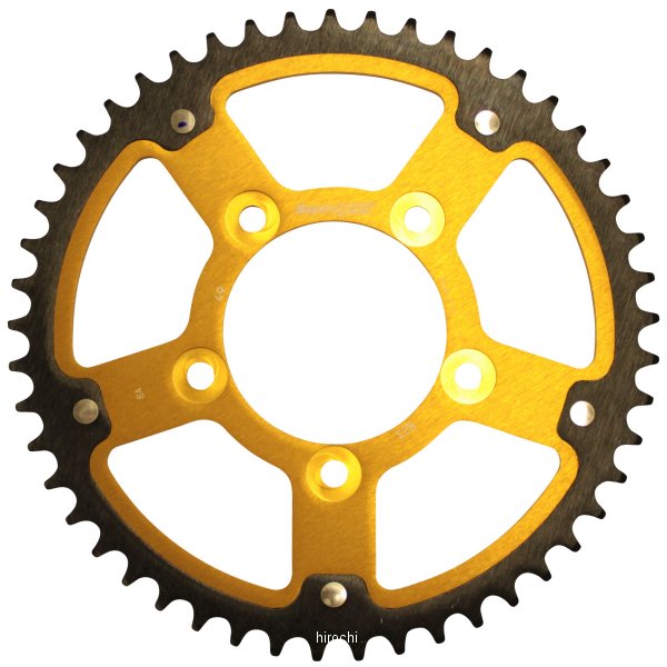 スーパースプロックス SUPERSPROX リアスプロケット ステルス 823-49T ゴールド RST-823:49-GLD HD店|ヒロチー商事 ハーレー 店