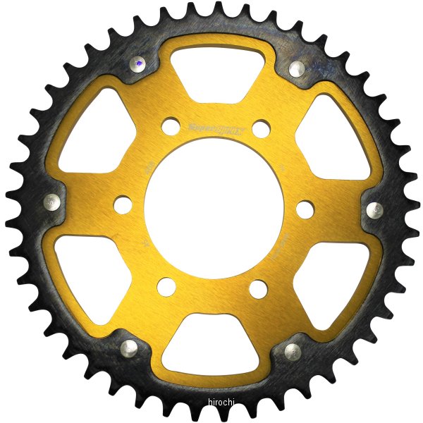 スーパースプロックス SUPERSPROX リアスプロケット ステルス 488-45T ゴールド RST-488:45-GLD HD店｜ヒロチー商事 ハーレー 店