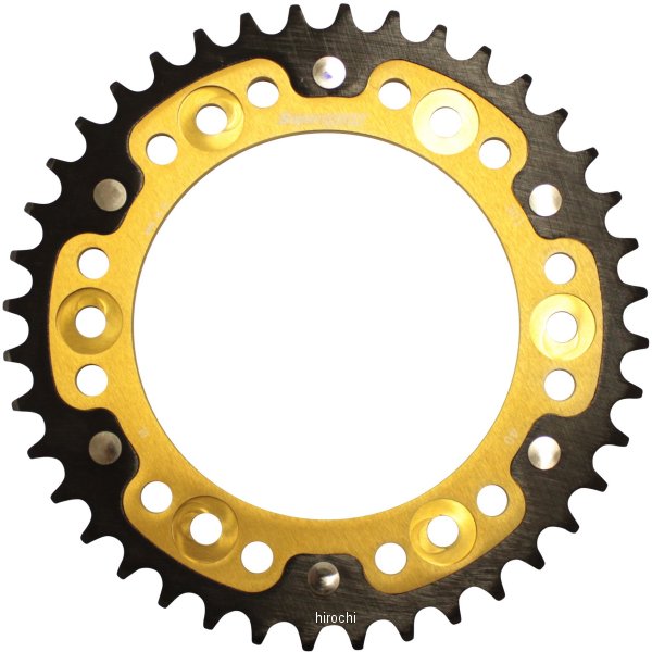 スーパースプロックス SUPERSPROX リアスプロケット ステルス 301-40T ゴールド RST-301:40-GLD HD店|ヒロチー商事 ハーレー 店