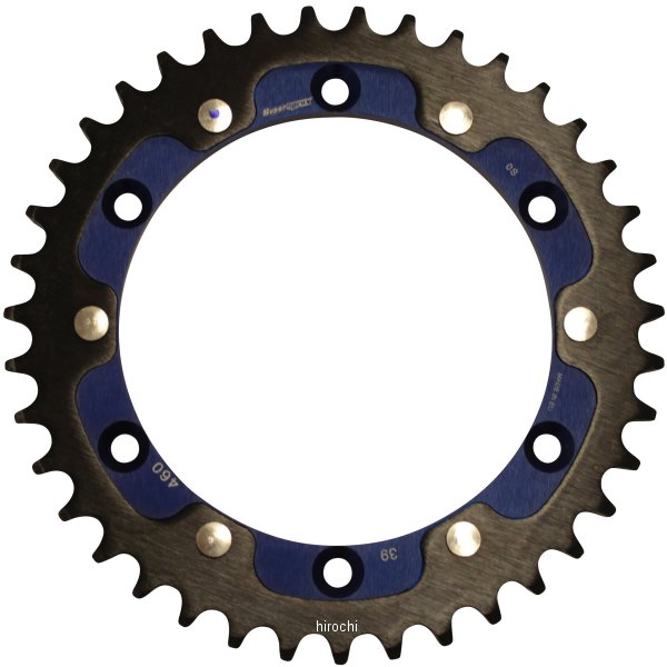 【メーカー在庫あり】 スーパースプロックス SUPERSPROX リアスプロケット ステルス 460-39T 青 RST-460:39-BLU HD店