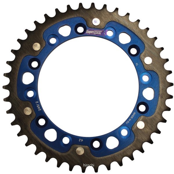スーパースプロックス SUPERSPROX リアスプロケット ステルス 245/2-42T 青 RST-245/2:42-BLU HD店|ヒロチー商事 ハーレー 店