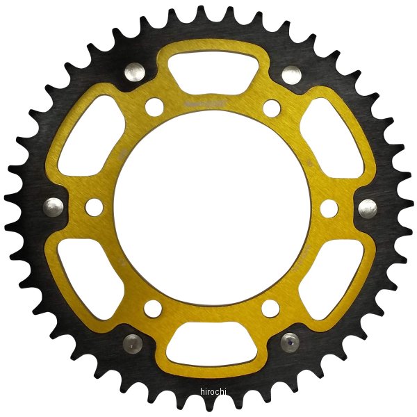 スーパースプロックス SUPERSPROX リアスプロケット ステルス 486-43T ゴールド RST-486:43-GLD HD店|ヒロチー商事 ハーレー 店