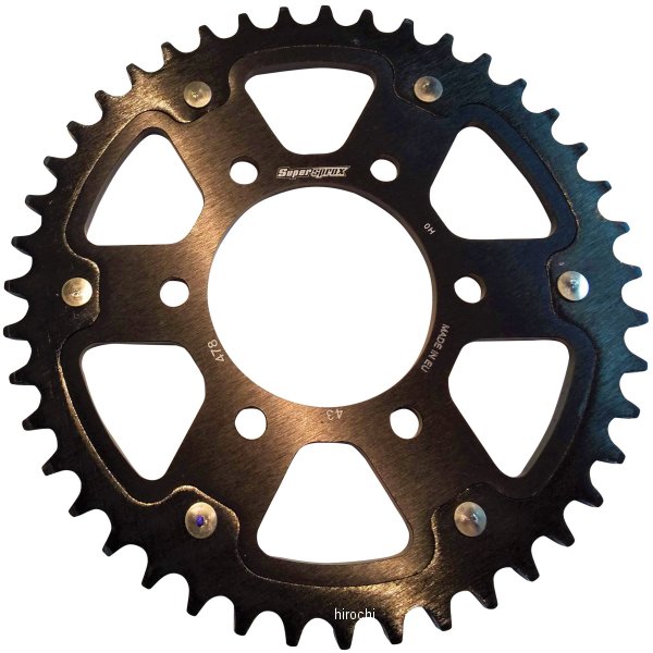 スーパースプロックス SUPERSPROX リアスプロケット ステルス 478-43T 黒 RST-478:43-BLK HD店|ヒロチー商事 ハーレー 店