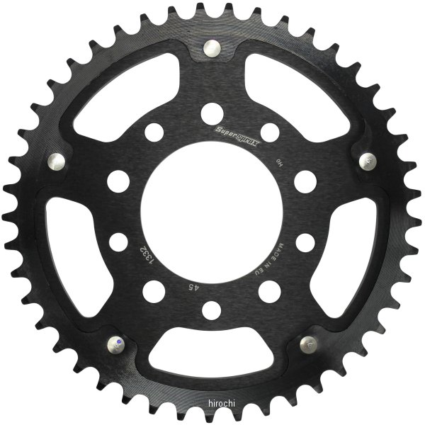 スーパースプロックス SUPERSPROX リアスプロケット ステルス 1332-45T 黒 RST-1332:45-BLK HD店|ヒロチー商事 ハーレー 店