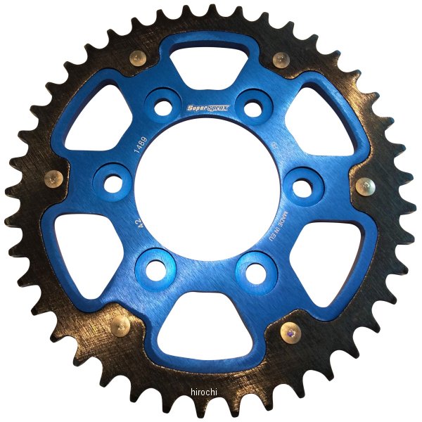 スーパースプロックス SUPERSPROX リアスプロケット ステルス 1489-42T 青 RST-1489:42-BLU HD店
