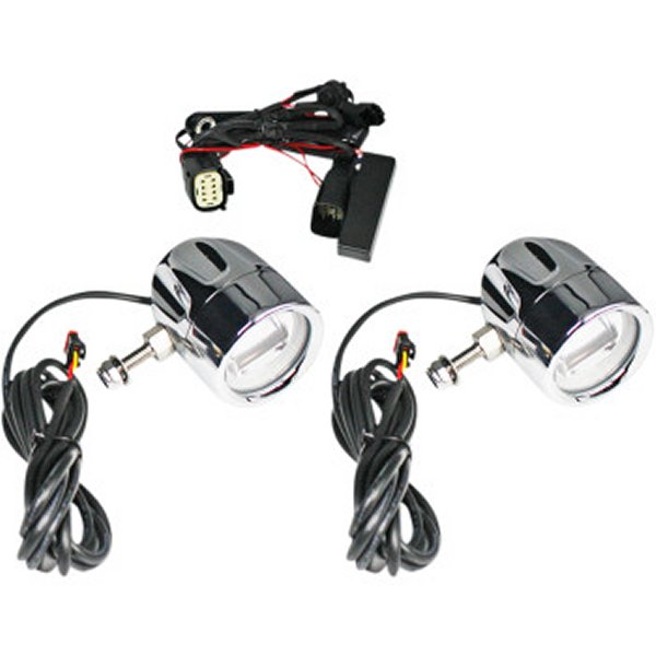 【USA在庫あり】 PB-FOG-SS6-C カスタム ダイナミクス LED フォグランプ 10年?13年 FLH クローム 2001-2200 HD店