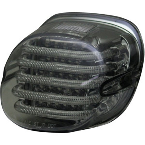 【USA在庫あり】 カスタム ダイナミクス LEDテールライト ロープロファイル 照明窓有り スモーク 2010-1363 HD店