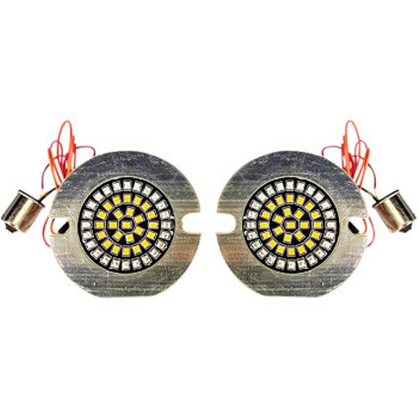 【USA在庫あり】 カスタム ダイナミクス LEDウインカーインサート リア シングル球 フラット型 2020-1891 HD店 16,512円