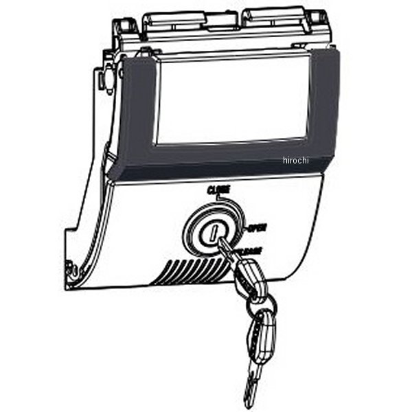 シャッド SHAD 新ロックカバー トップケース SH48ダークグレー専用 D1B481PMAR HD店