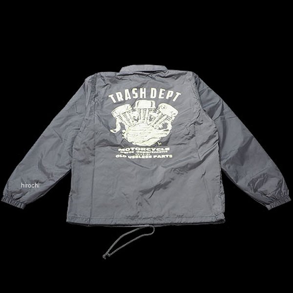 【メーカー在庫あり】 トラッシュデポ TRASHDEPT TRASH DEPT オリジナルコーチジャケット チャコールグレー M 026920-NF HD店