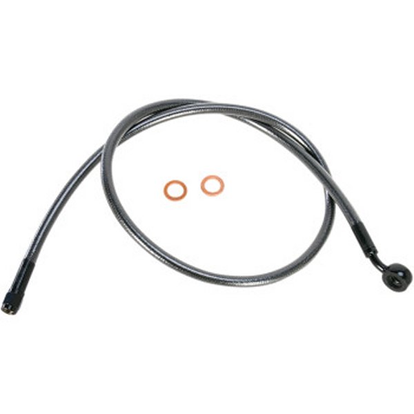 【USA在庫あり】 マグナム MAGNUM フロント ブレーキライン 7/16インチ/35°ABS アッパー 36インチ(914mm) 黒 1741-3720 HD店