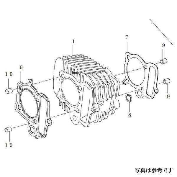 SP武川 4SMスーパーヘッド4V+R用 VAシリンダーキット 123CC 用 ボア徑56mm 01-04-8305 HD店｜ヒロチー商事 ハーレー 店