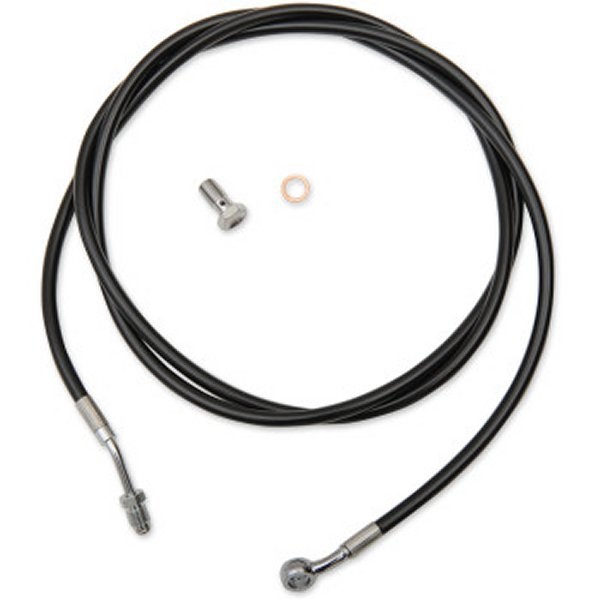 【USA在庫あり】 LAチョッパーズ LA Choppers クラッチケーブル 黒 17年以降 FLH 12-14インチ用 0652-2131 HD店