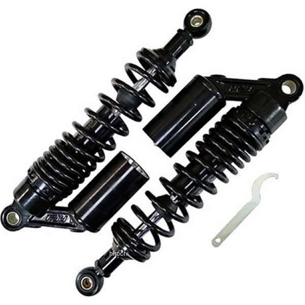 【メーカー在庫あり】 オプティマム Optimum リアショック 320mm ブラック/ブラック 26372945 HD店｜ヒロチー商事 ハーレー 店