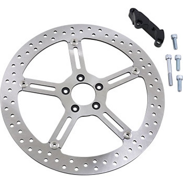【USA在庫あり】 アレンネス Arlen Ness ローター 15インチ フロント ビック Floating 左 FX/FL 1710-3193 HD店