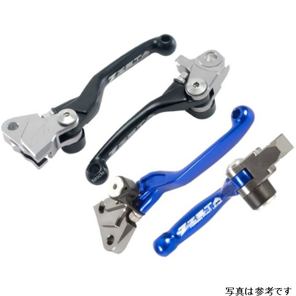 トリプロ / ターコイズ GT 【メーカー在庫あり】 ZE44-1102 ジータ ZETA ピボットレバーセット FP 01年-12年 スズキ、カワサキ 3フィンガー レーサー用 青 HD店 - ハンドル