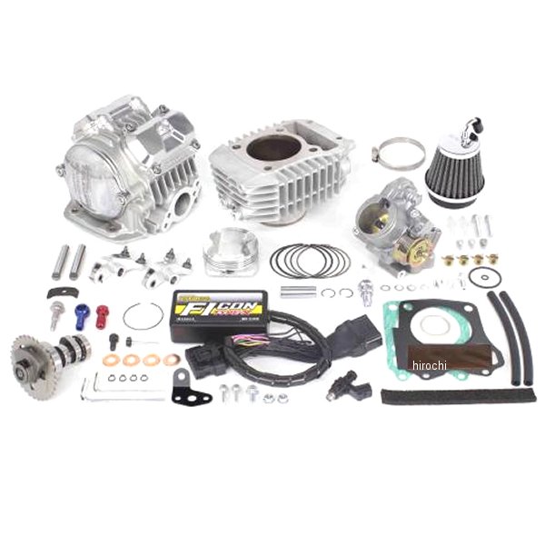 SP武川 スーパーヘッド 4V+R コンボ ボアアップキット 181cc シルバー 18年以降 モンキー125 01-05-0608 HD店