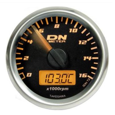 SP武川 Φ48スモールDNタコメーター&サーモメーター DC/AC12V 汎用 オレンジLED 05-05-0078 HD店｜ヒロチー商事 ハーレー 店