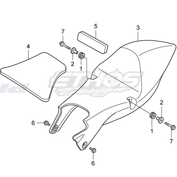 エトスデザイン Ethos Design ホンダレーシング Hrc シートカウル Nx7 000 Hd店 Bla Org Bw