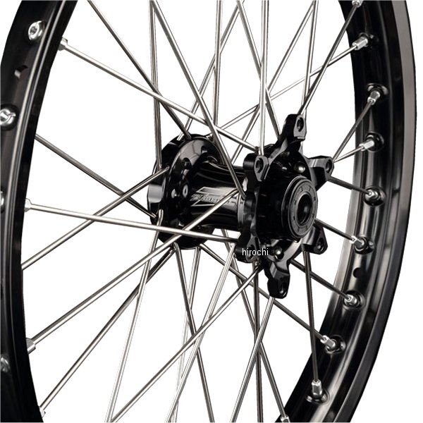 【メーカー在庫あり】 ズィーウィール Z-WHEEL アステライトハブ フロント 01年以降 KX100、KX85 黒 W41-23111 HD店