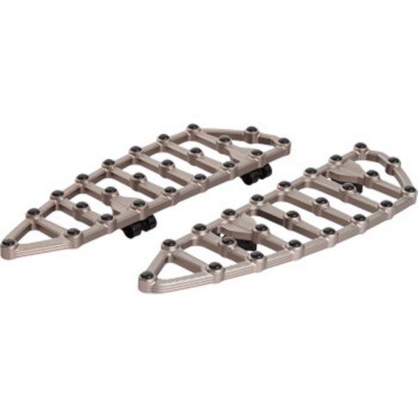 【USA在庫あり】 アレンネス Arlen Ness ドライバーフットボード MX FLDE/FLFB チタン 1621-1018 HD店