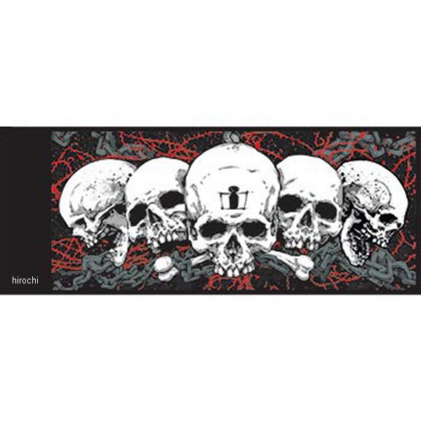 アイコン ICON フロアマット FLOORMAT ICON SKULL 黒 9905-0108 HD店