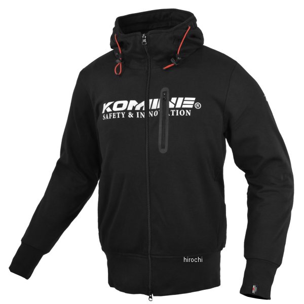 【メーカー在庫あり】 コミネ KOMINE 秋冬モデル プロテクトKVパーカー コミネブラック Mサイズ JK-604 HD店