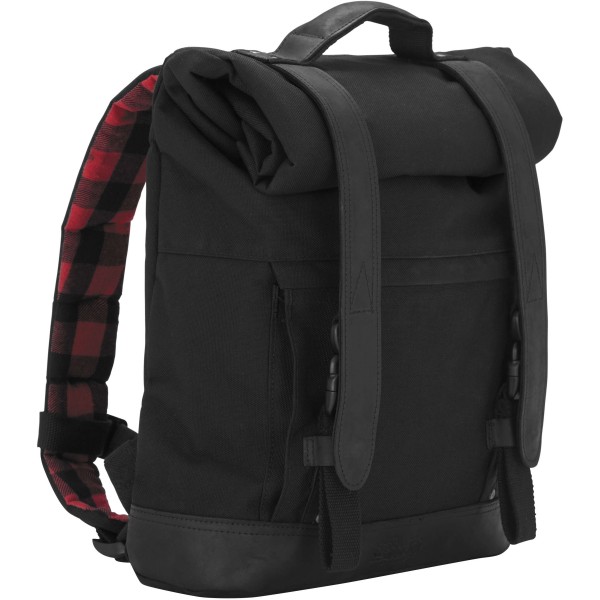 【USA在庫あり】 バーリーブランド BURLY BRAND Voyager バックパック ロールトップ 黒 burB15-1020B HD店