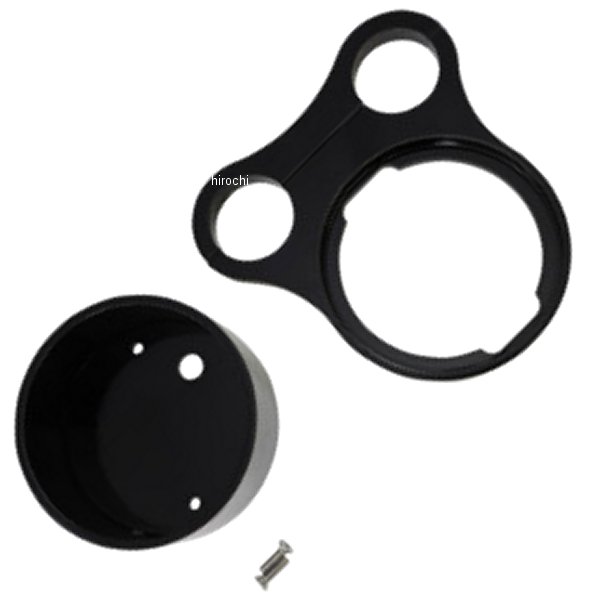 【USA在庫あり】 DRAG Specialties ドラックスペシャリティーズ 1.5インチTバーゲージマウント 純正メーター用 つや消しブラック 2210-0563 HD店