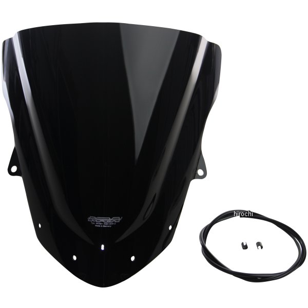 エムアールエー MRA スクリーン レーシング 19年-22年 Ninja ZX-6R 黒 4025066166138 HD店