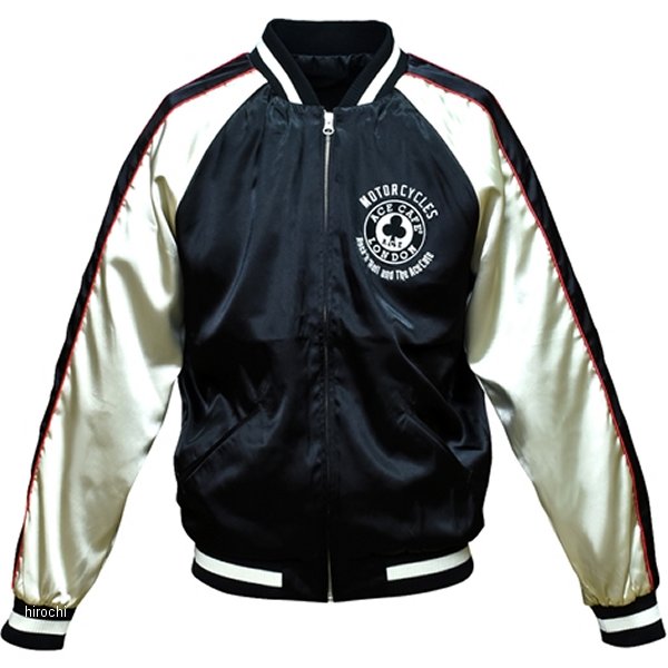 【メーカー在庫あり】 エースカフェロンドン ACE CAFE LONDON スカジャン Live to Ride 白 XLサイズ AC001SJ-WH-XL HD店
