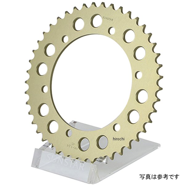 サンスター リアスプロケット A7075 ジュラルミン 525/43丁 18年-20年 CB1000R シャンパンゴールド RH-131-43 HD店