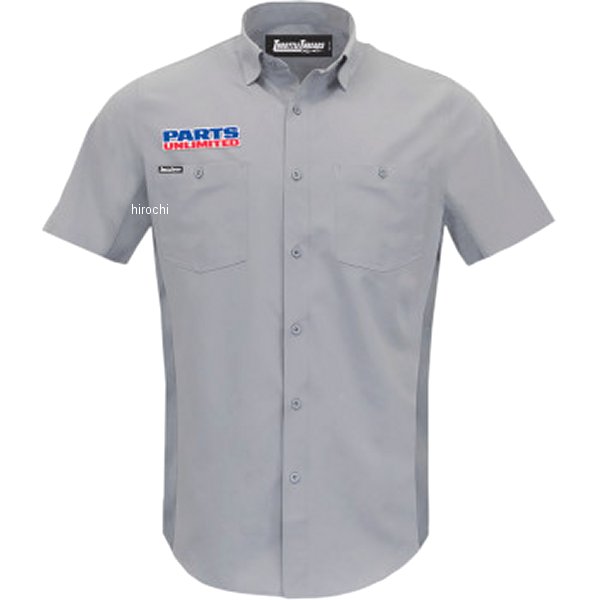 【USA在庫あり】 スロットルスレッズ THROTTLE THREADS SHRT VENTD PU SHOP GRY XL 3040-3060 HD店