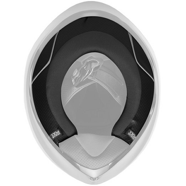エージーブイ AGV チークパッド アジアンフィット K6用 黒/グレー Mサイズ KIT63003001-M HD店