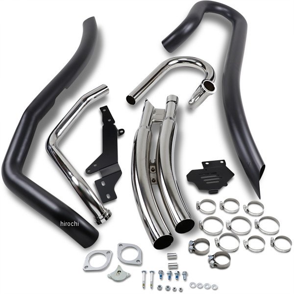 【USA在庫あり】 コブラ COBRA フルエキゾースト スピードスター スウェプト スラッシュカット 06年-15年 ブルバード VZR1800 M109R 黒 1810-2670 HD店|ヒロチー商事 ハーレー 店