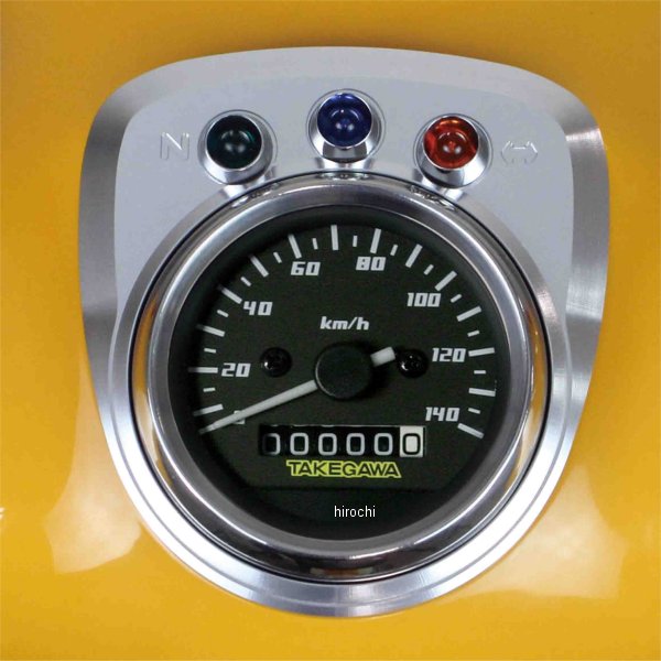 Sp武川 Dタイプスピードメーターキット 05 05 0105 Hd店 スーパーカブ50 リトルカブ 白 黒 高額売筋 黒