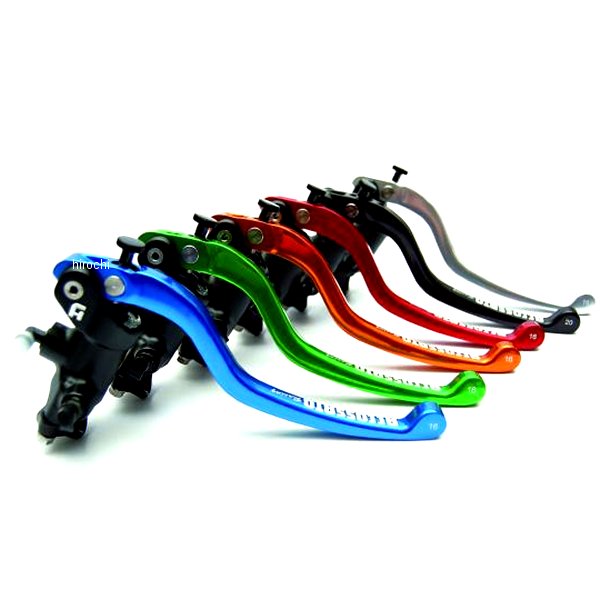 アコサットレーシング CLモデル ブレーキマスター 19X20 Aレバー 汎用 鍛造、ロング 赤 400-CL.B1920A.R HD店